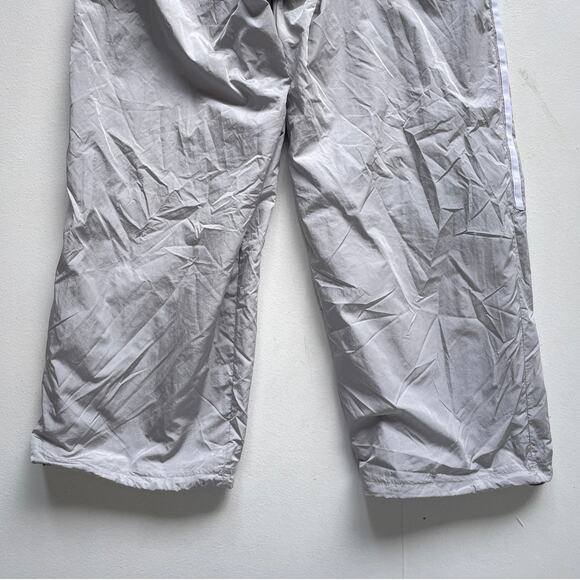 Adidas Adicolor Women Teamgeist Oversized Track Pants Sz M / Gray Wide Leg Baggy - Picture 7 of 12